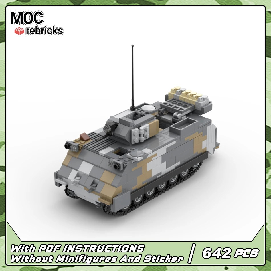 

Военная серия M113 AS4 бронированный держатель персонала MOC кирпичи строительный блок DIY классическая модель набор кирпичей игрушка на день рождения для мальчика подарок