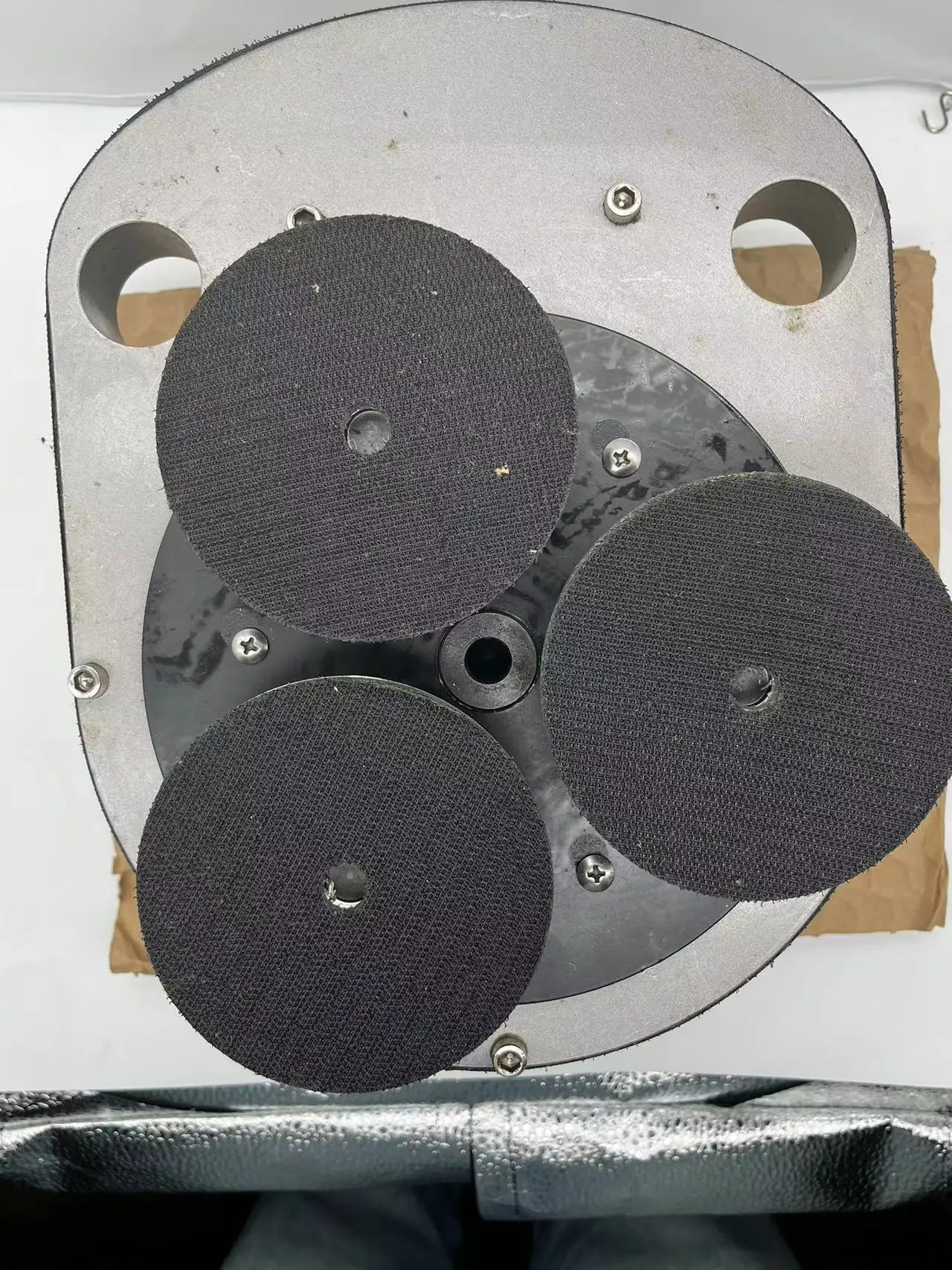 ملمع كواكب كهربائي ثلاثي الرؤوس من بايكسين للحجر