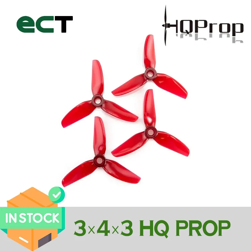 

HQProp 3X4X3 (2CW+2CCW)-Poly Carbonate for RC FPV Racing Freestyle Parts set of 4