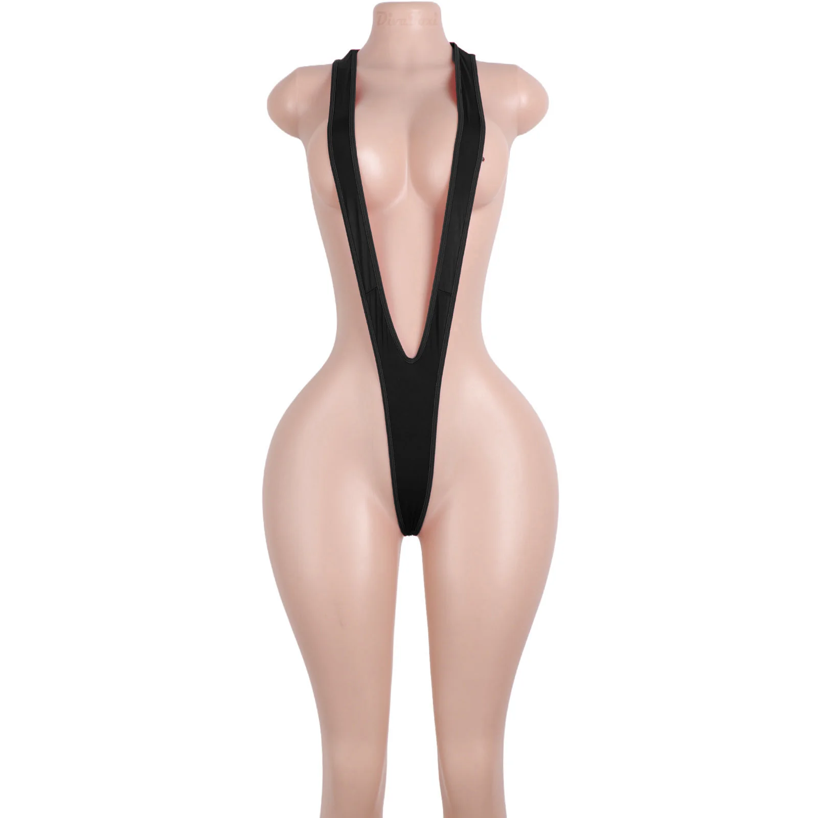 Neckholder Top Tanga Bikini Damenbekleidung Designer Großhandel Exotische Tanzbekleidung Bar Kostüme Leistung Stripper Outfits Bodys