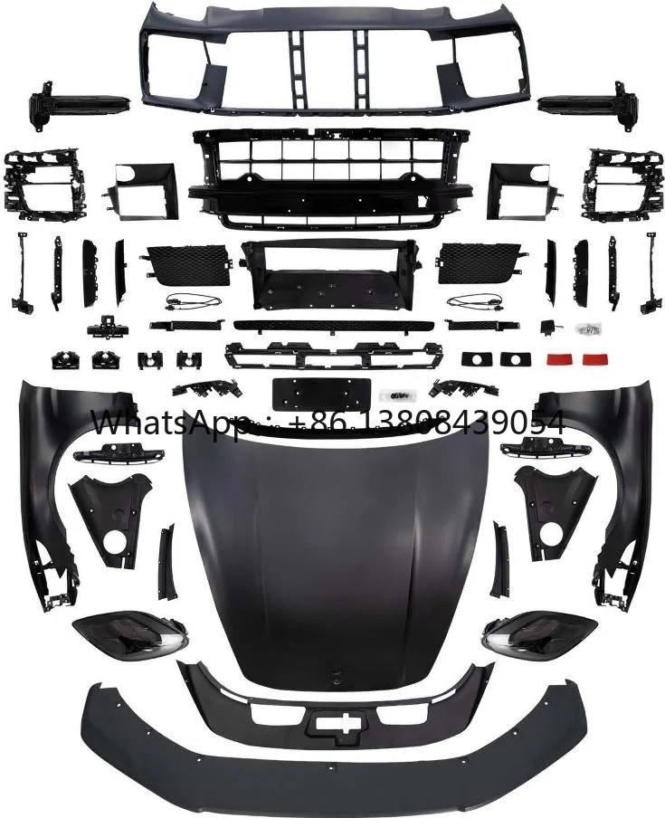 Exterior and Accessories for Porsche Panamera 970 Upgrade for 976 New Condition Including Bumper Grille and so on