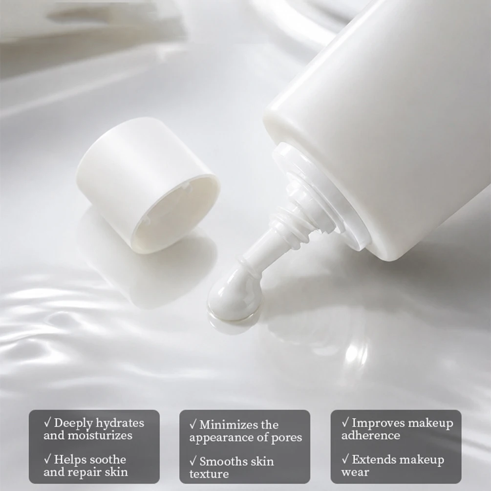 Private Label Face Primer Custom Logo Long-lasting Concealing Protective Primer Cream for Sensitive Skin White Package Makeup