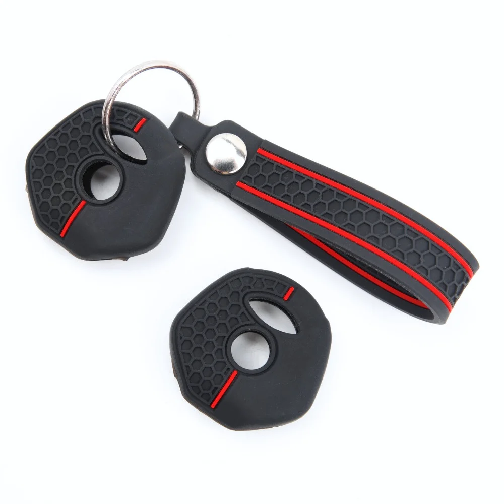 Silicone Remote Key Case For Yamaha YZF R6 YZF R3 YZF R1 YZF R7 with slim wrist strap Precise Fit Full Coverage Stylish Durable