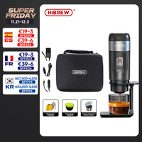 HiBREW Portable Coffee Machine for Car & Home,DC12V  Expresso Coffee Maker Fit Nexpresso Dolce  Pod Capsule  Coffee Powder H4A