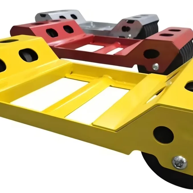 Car Wheel Mover Stand Multi-Color, Roller-Equipped For Easy Shifting Multi-Color, Rollers For Versatile Vehicle Moving