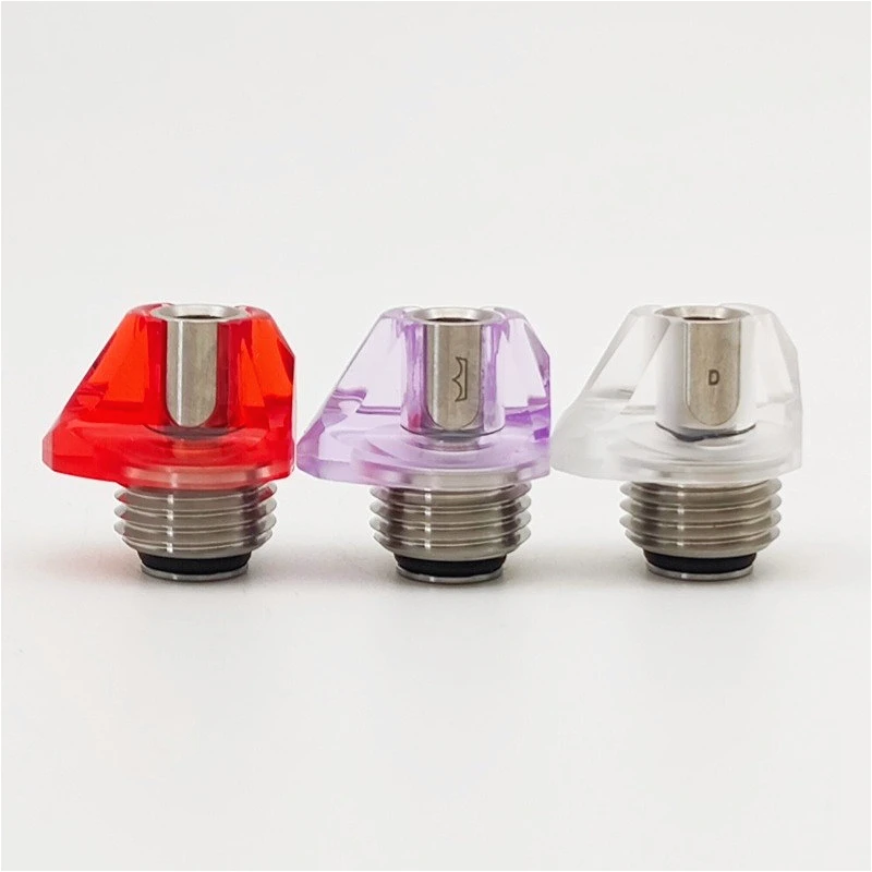 1PC Polygon V1 Billet Box BB Drip Stainless Steel Plastic Drip Nozzle