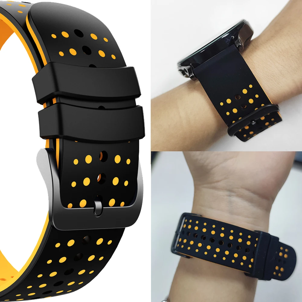 22mm Sport Silicone Strap For HUAWEI WATCH GT 6 GT6 Pro GT5 GT4 46mm GT3 GT2 42mm Watch 5/4/3 Pro Band Watchbands Soft Wristband