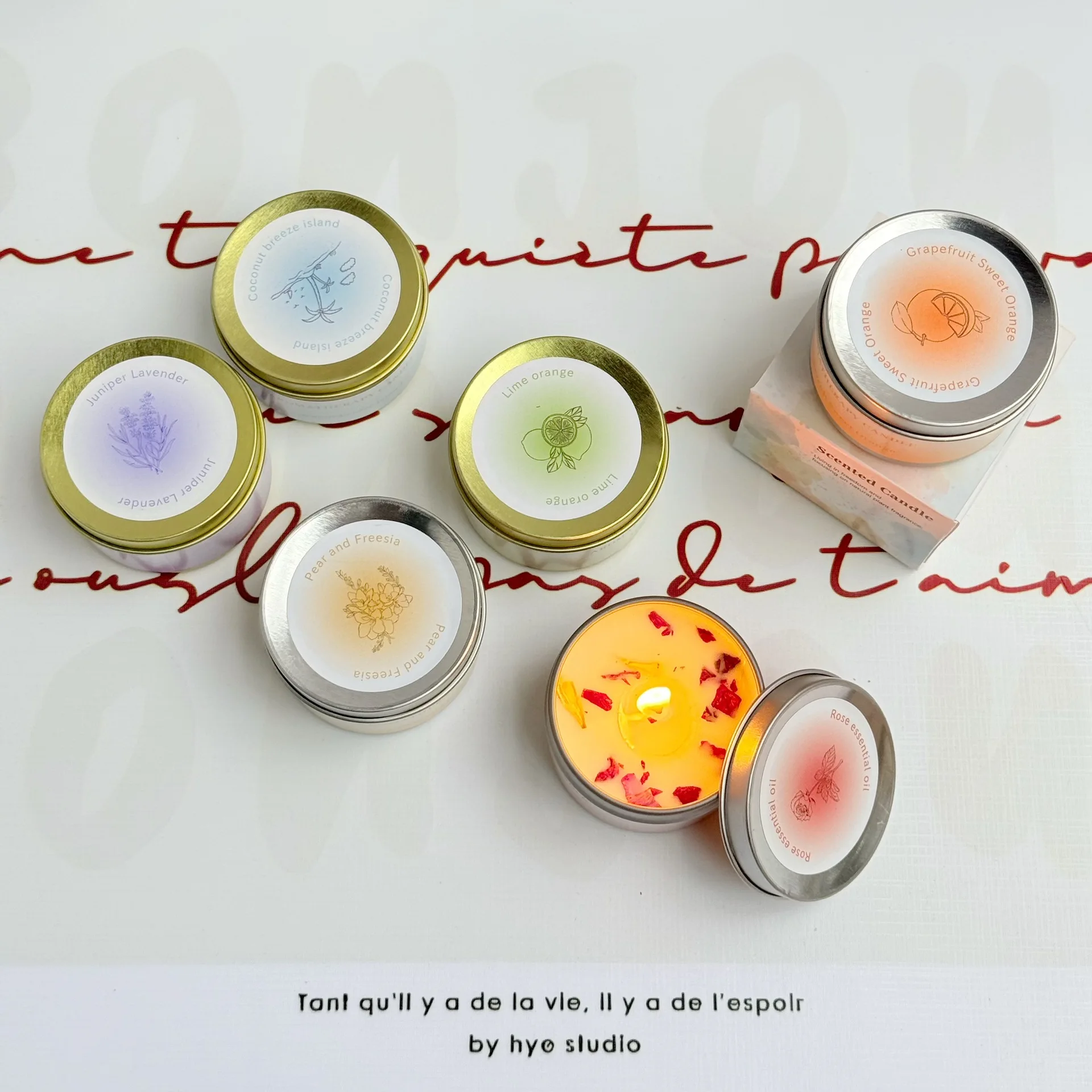 12 candele profumate senza fumo con fiori secchi in cera di soia per matrimoni, San Valentino e decorazioni per l'atmosfera domestica, regalo profumato