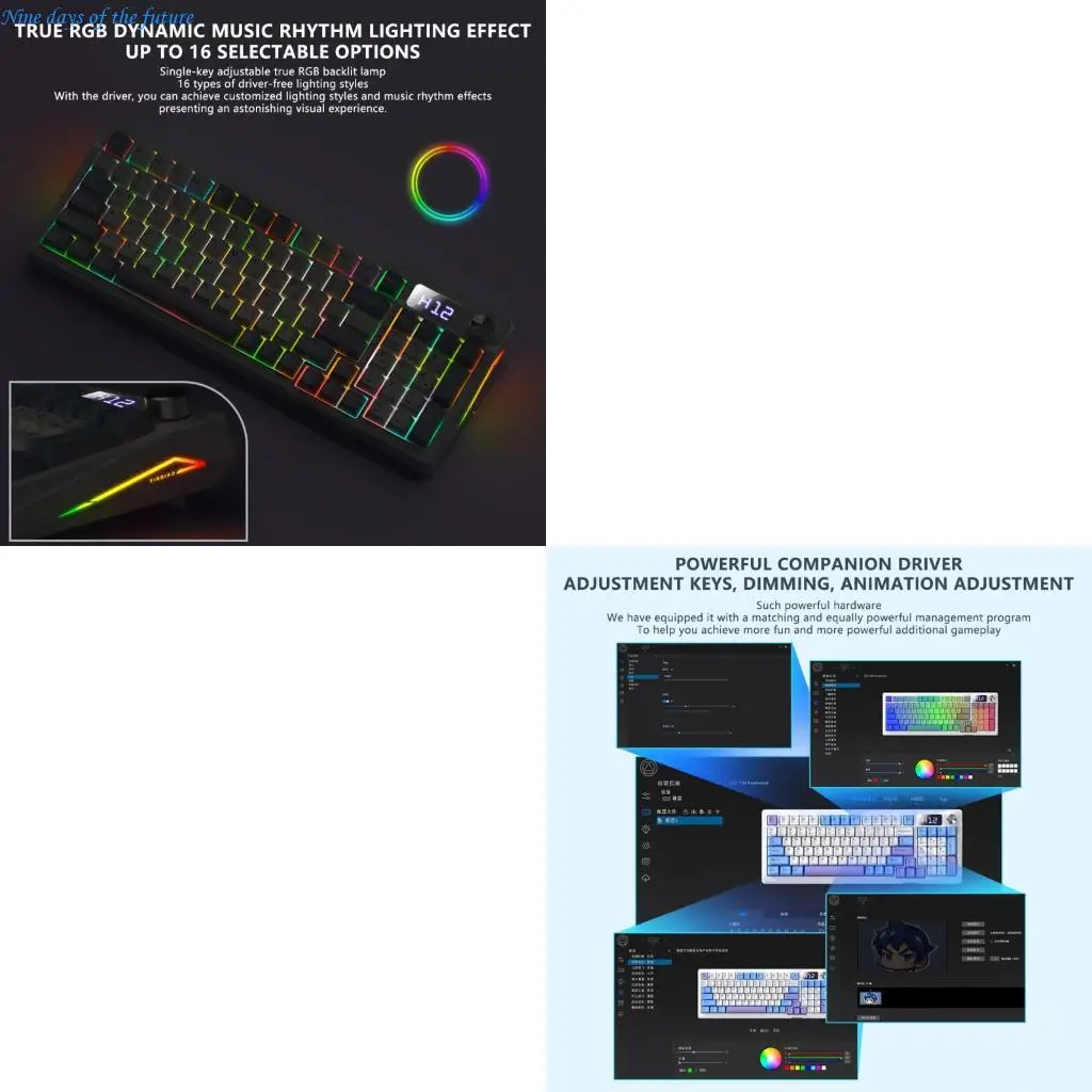 

Программируемая взаимосвязанная клавиатура с монохромным светодиодным экраном, позволяющая игнорировать технологии и лояльную