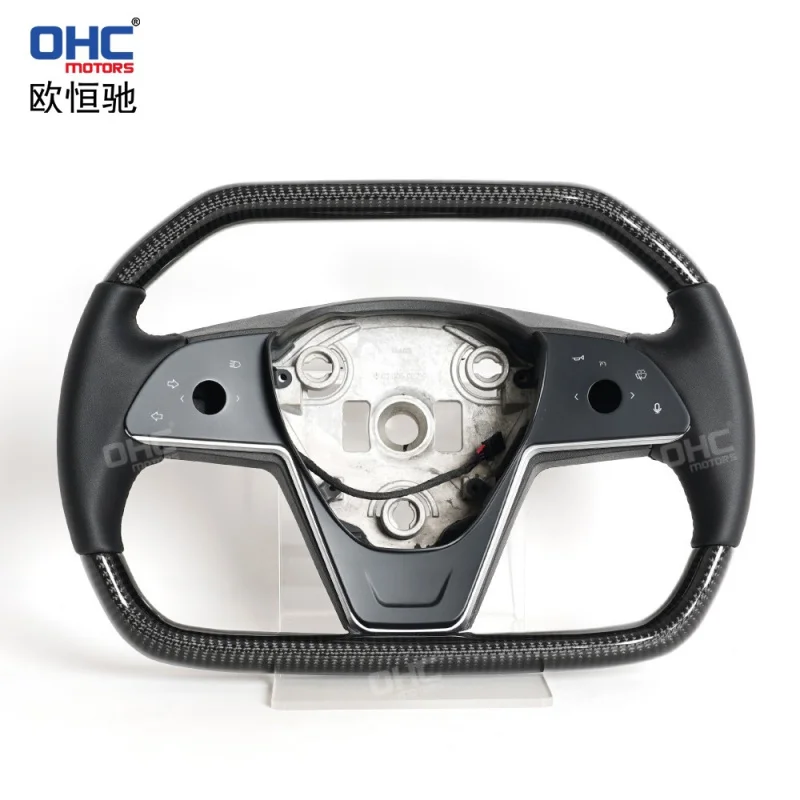 For Tesla Model 3 Cyber steering wheel carbon fiber modification and upgrade For new energy vehicles 16-22 models
