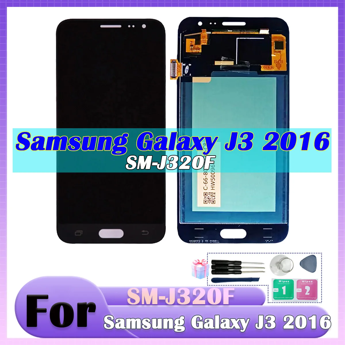 TFT LCD For Samsung J3 2016 J320 SM-J320F J320G Touch LCD display Screen Digitizer Assembly Replacement