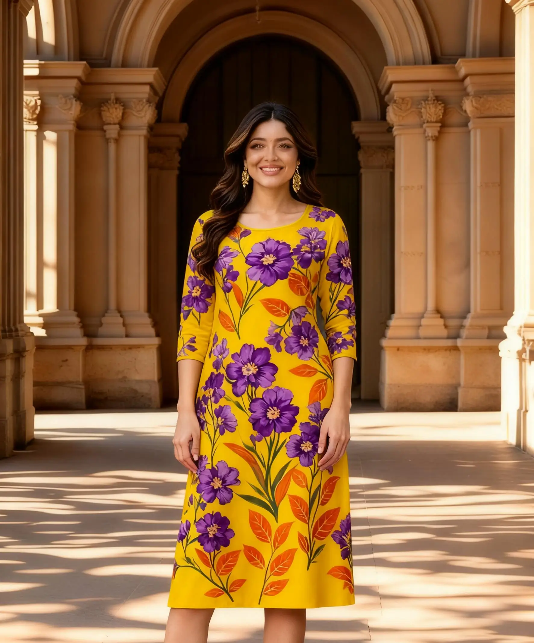 فستان نسائي كاجوال من كورتة مسلمة على الطراز الوطني أنبوب مستقيم عباية تركية غير رسمية قفطان مغربي بحاشية شق #6