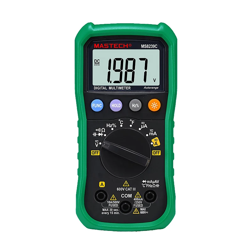 mastech multimetro digital ms8239c voltimetro ac corrente dc capacitancia frequencia testador de temperatura medidor 01