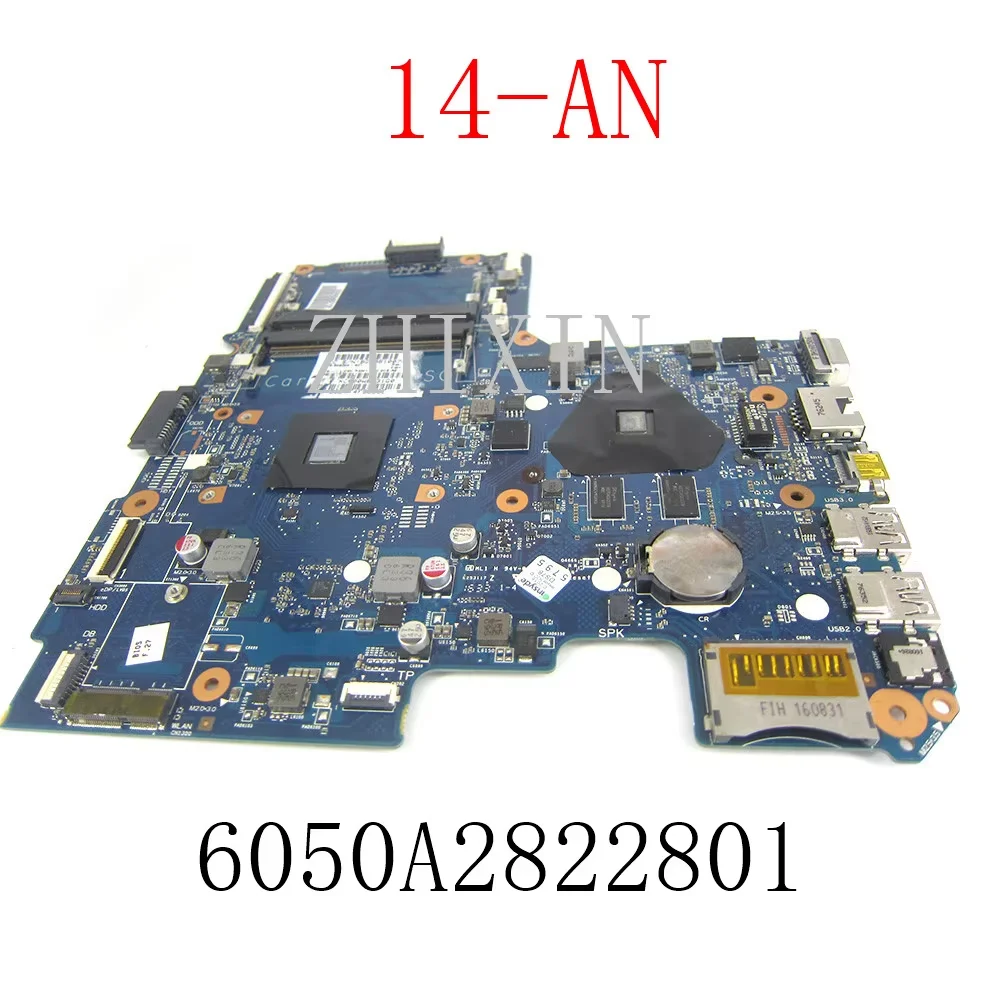 yourui For HP 14-AN 14-an090 Laptop Motherboard With A8-7410 CPU 858046-001 6050A2822801-MB-A01 with graphic card mainboard