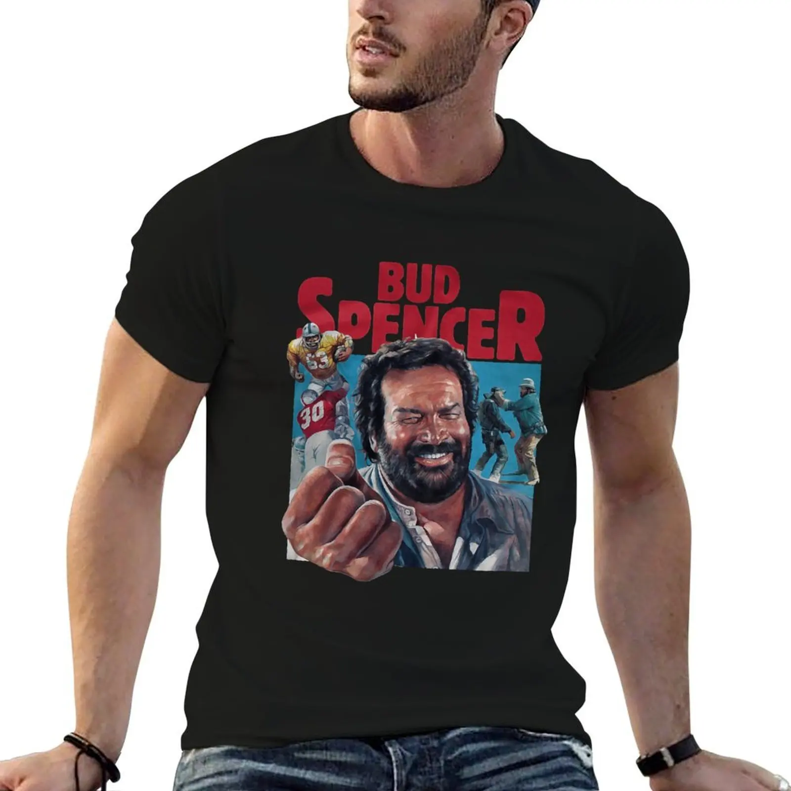 gradient background <<bud spencer,bud spencer,bud spencer,bud spencer>> T-Shirt