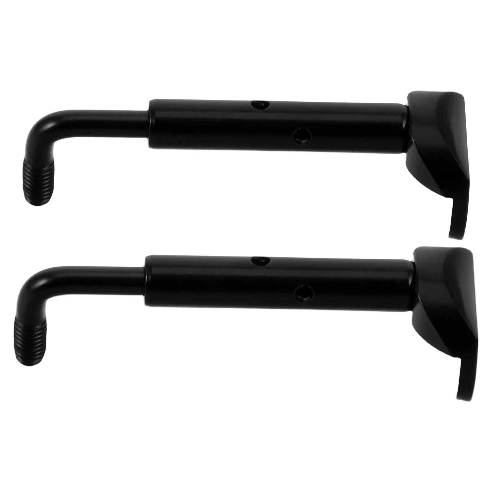 

2 Pcs Screws Violin Chin Rest Chinrest Clamps for Cheek Positive and Negative Metal Black Comfortable Half Section