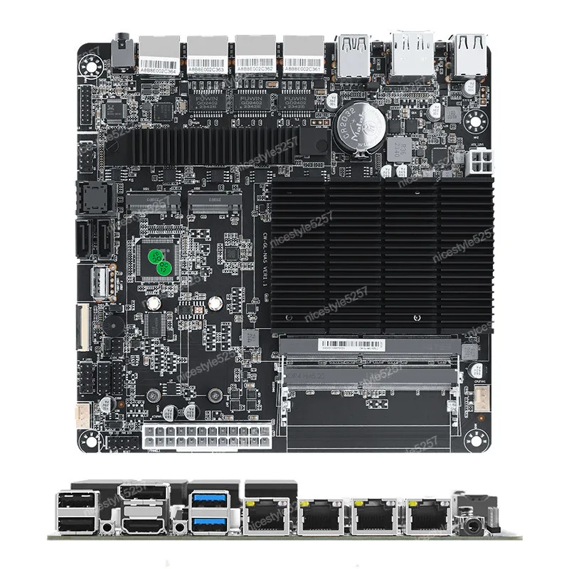 Changwang J4125 six-disk NAS low-power main board Dual M.2 NVMe Private Cloud as a Service Cloud Storage PVE/