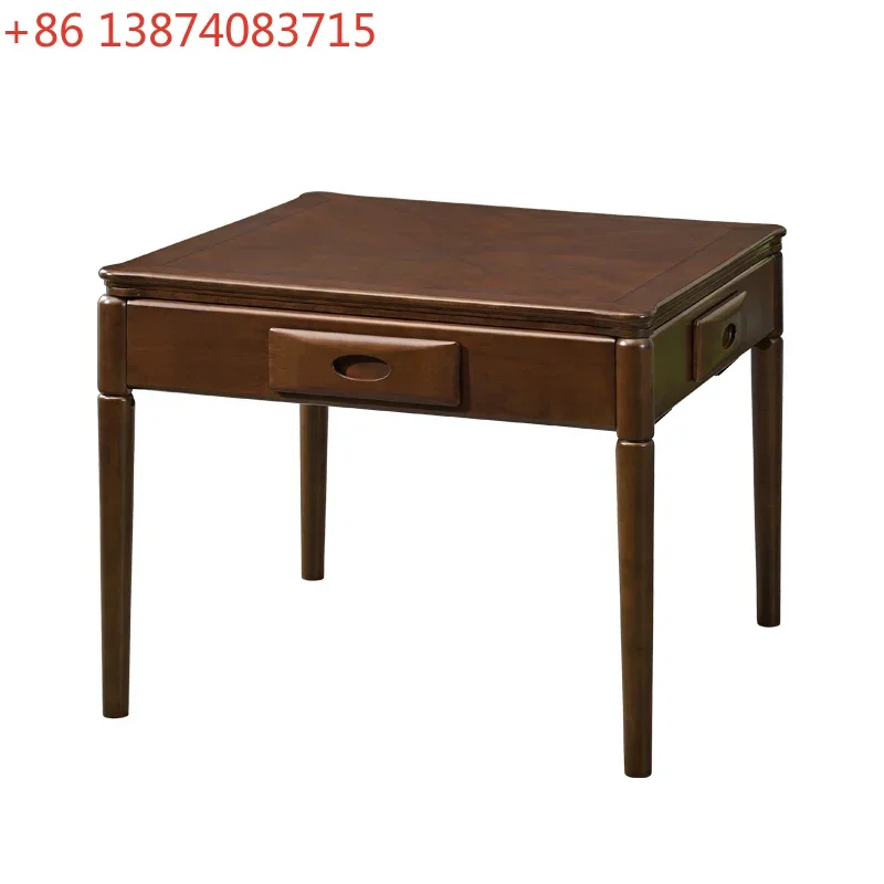 Bird Brand [Rubber Solid Wood] Mute Intelligent Mahjong Machine Automatic Chinese Furniture Dining Table Dual-Use Mahjong Table