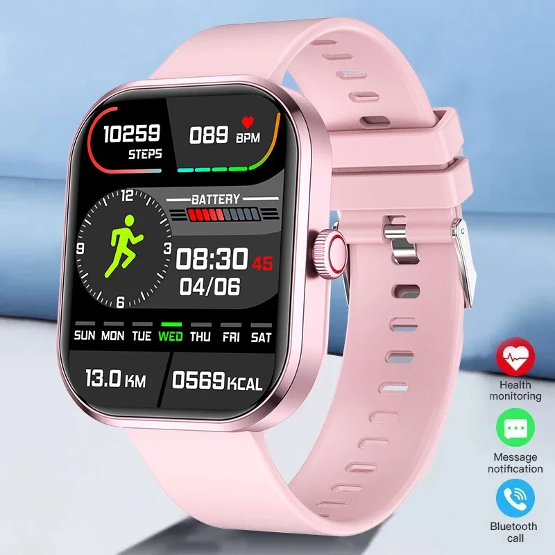 

2024 New Smart Watch For Women Full Touch Screen Bluetooth Call Waterproof Sport Fitness Tracker Lady Watches Smartwatch Men