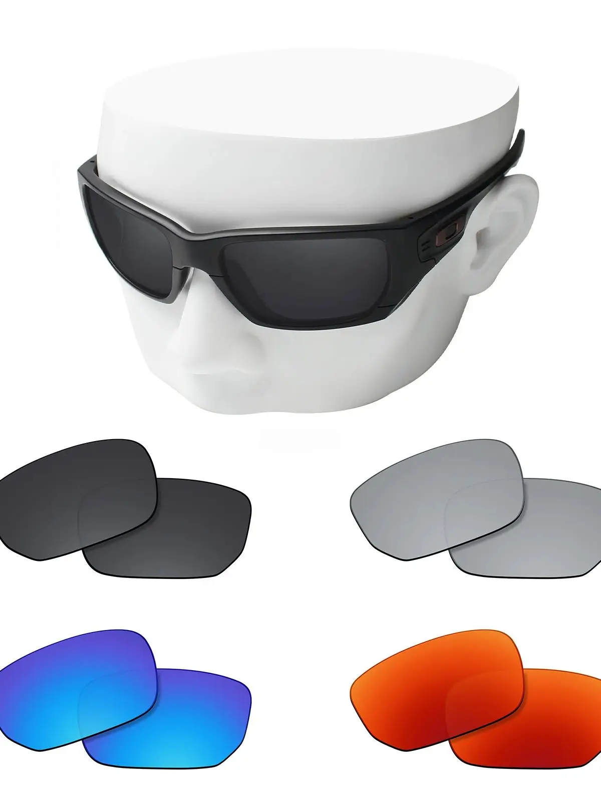 OOWLIT – lentilles de remplacement polarisées, pour lunettes de soleil Oakley Style Switch OO9194/Style Switch Asian Fit OO9216