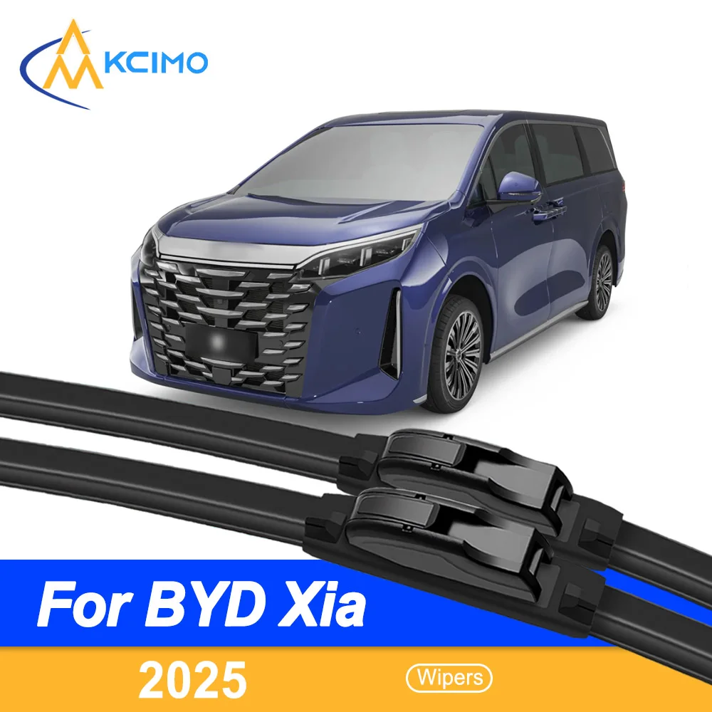 

For BYD Xia 2025 car front wiper blades - All-weather silent windshield wiper accessories 2 pieces