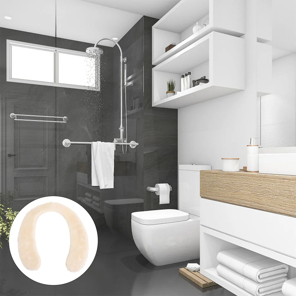 2 Stück Kleinkind-Toilettensitzpolster, weich, warm, bequem, waschbar, Badezimmer-Kissenbezüge, WC-Sitzbezüge für Badezimmer