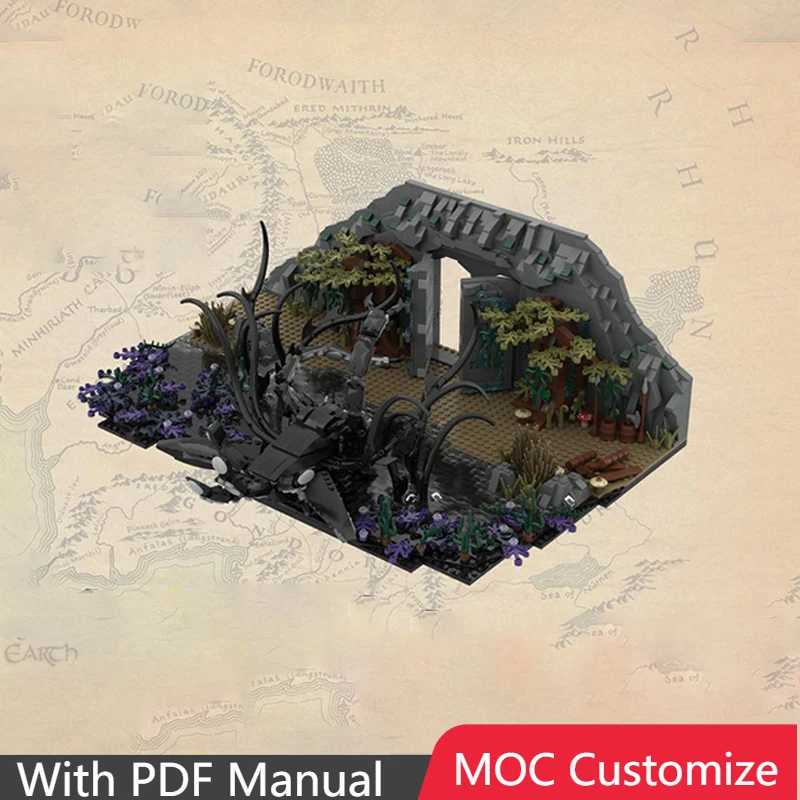 

2608 Parts MOC Creative Building Blocks Monster In The Water Model Assembly DIY Toys Set Christmas Birthday Gift For Boys Girls