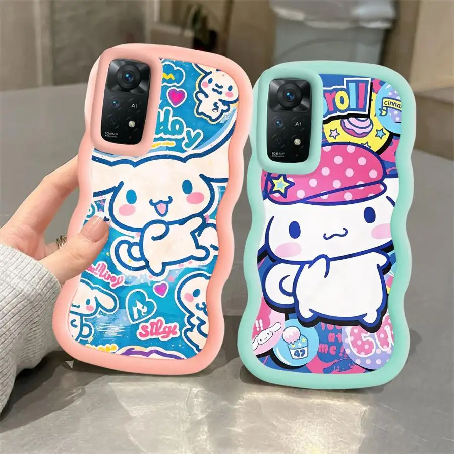 حافظة لهاتف Xiaomi Redmi Note 12 14 Pro 10S 11 8 9S 9 13 Pro Plus 10 Cinnamoroll Sanrio #4