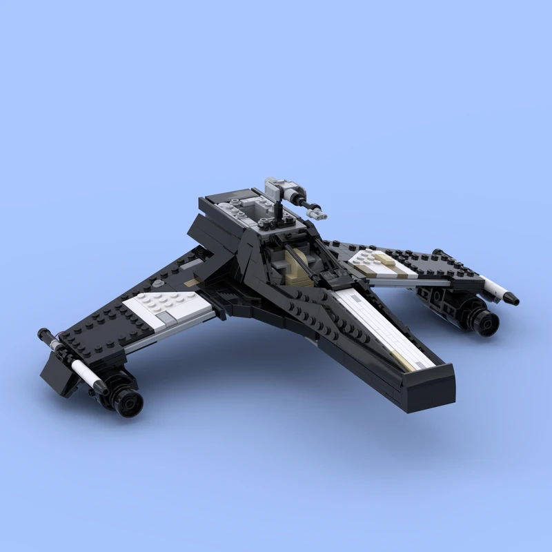 

568pcs MOC Custom E Wing Star Battle Model Building Blocks Construction Toy Christmas Gifts DIY Creative Idea Education Brick