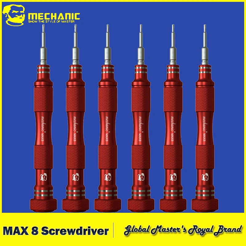 【MECHANIC】 MAX8 Strong Magnetic High-precision Super-hard Screwdriver for Mobile Phone Repair and Disassembly Screwdriver Tool