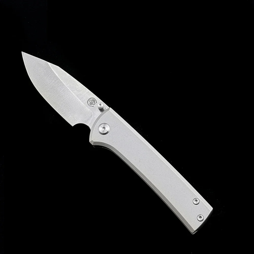 Chaves Knives Scapegoat Street Folding KnifeM390 Blade Titanium Handles Outdoor Camping Hunting Pocket EDC Tool 229TI Knife