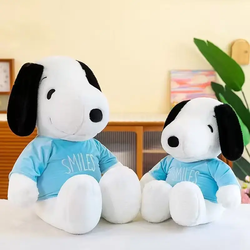 

2026 New 35cm Cartoon Cute Snoopy Plush Toy Pillow Sofa Back Plush Doll Gifts For Children birthday gift