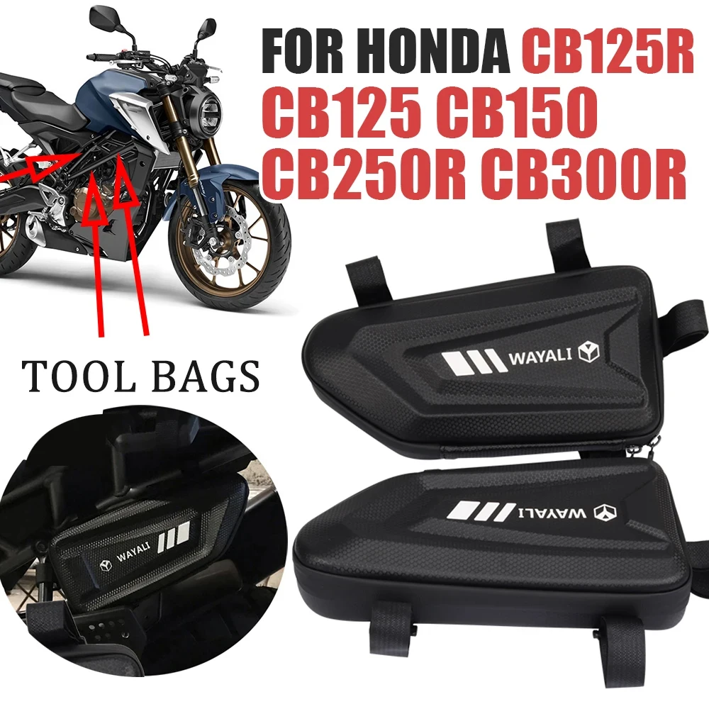 

For Honda CB125R CB250R CB300R CB 125 R 125R CB125 R CB150 Motorcycle Accessories Side Bag Fairing Tool Storage Triangle Bags