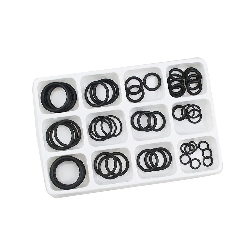 50PCS/LOT Rubber O Ring Black O-Ring Washer Seals Watertightness Assortment Different Size