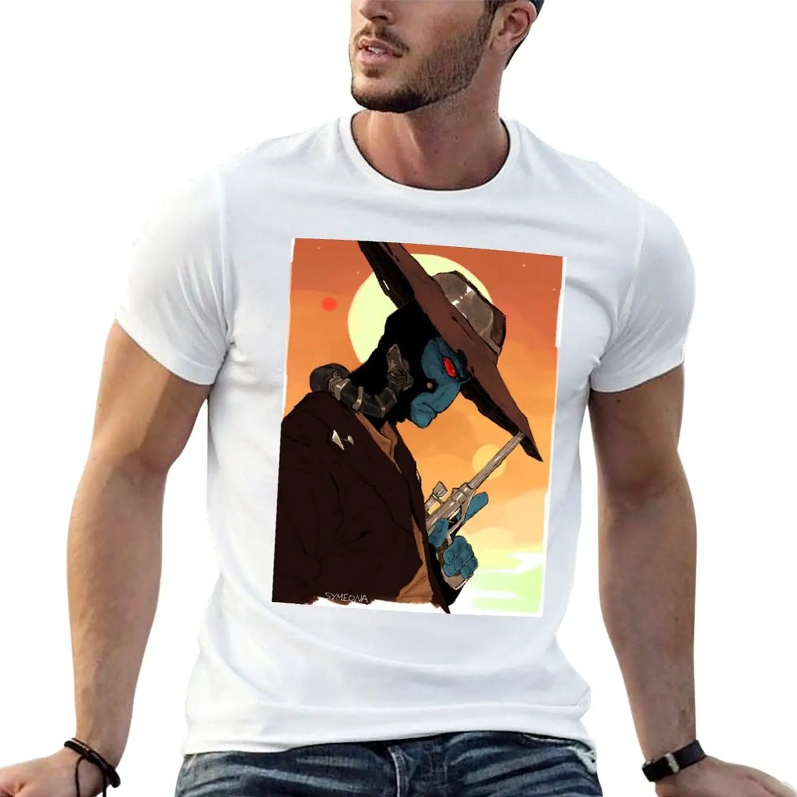 

Футболка Cad Bane, мужская футболка, роскошная мужская футболка, футболка из плотного хлопка