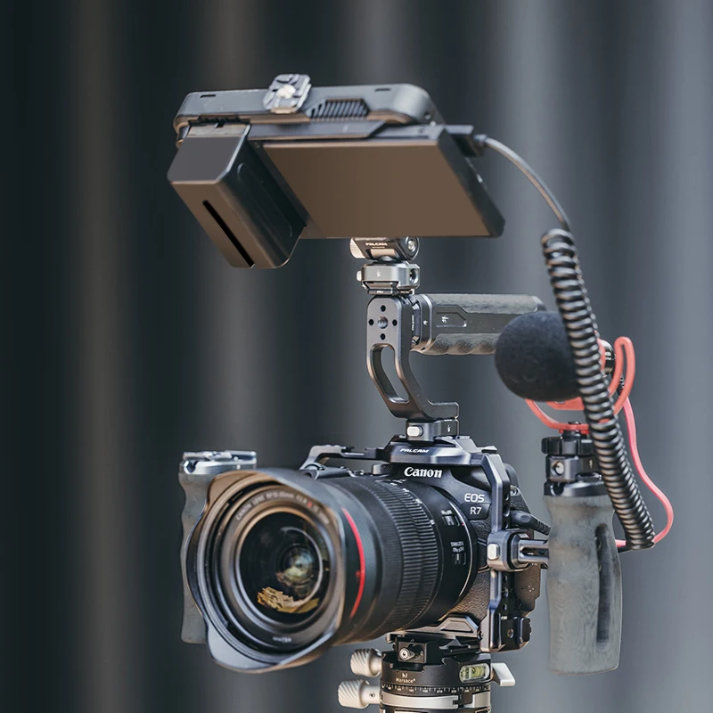 FALCAM F22&F38&F50 Быстросъемная камера с полным каркасом для EOS R7 Горизонтальный и вертикальный переключающий кронштейн для камеры L для Canon EOS R7