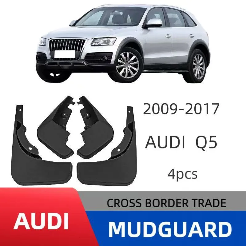 

4PCS For Audi Q5 2009-2016 without wheel arches Car Mudguards Cover Front and Rear Parts Splash Proof Mud Flap Wheel Accessories