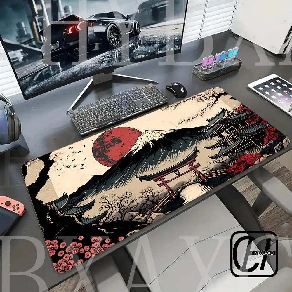 

Large Extended Gaming Mouse Pads, Non-slip Rubber Base, Exquisite Landscape Loft Comic Design, Perfect for HYBXAXC Home Computer