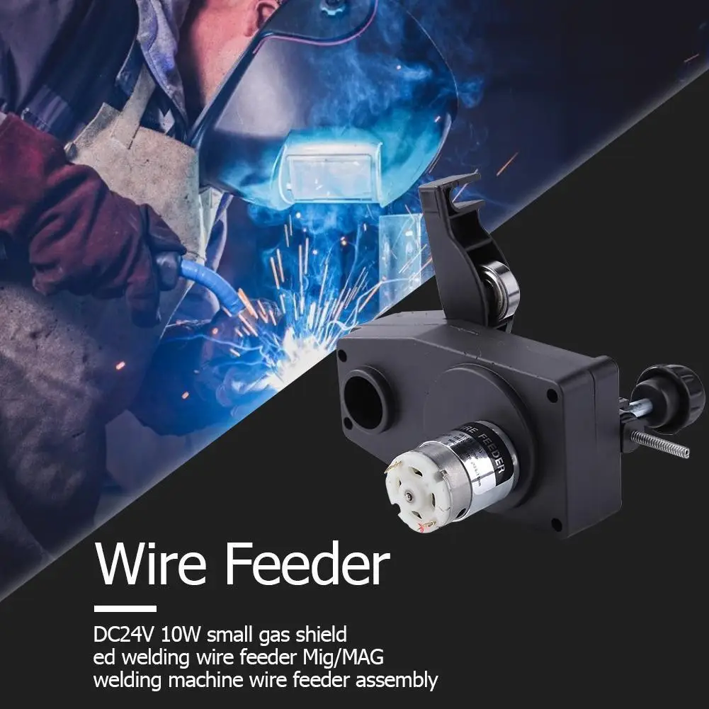 24V 10W Mini Wire Feeder 0.6-0.9mm Wire Feed Motor for MIG MAG Welding Machine Wire Feeding Assembly Welding Equipment