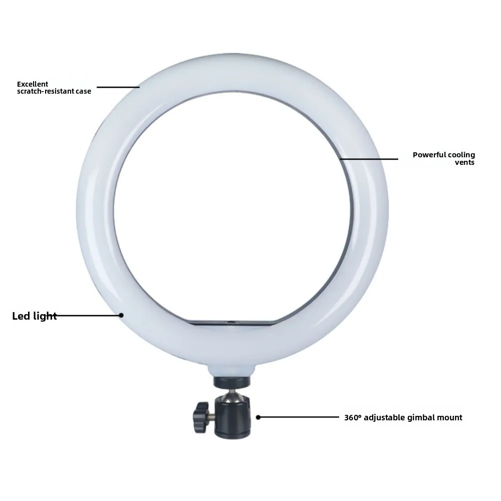 26 cm Fülllicht, Teleskop-Telefonständer, höhenverstellbar, stabile Basis, klappbarer Telefonständer, Metall, universeller Desktop-Telefonhalter