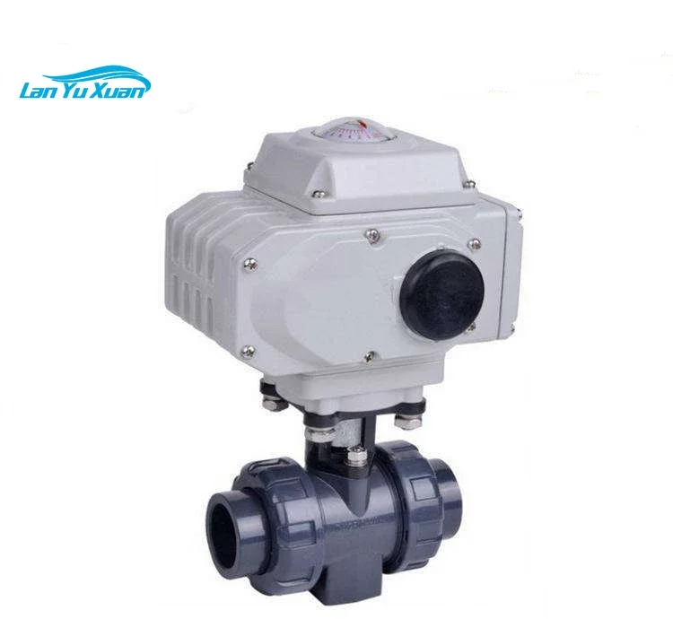 4-20ma valve 220v BSP NPT CTB-005 50NM 12v dn50 63mm plastic Industrial 4-20ma motorized flow control valves