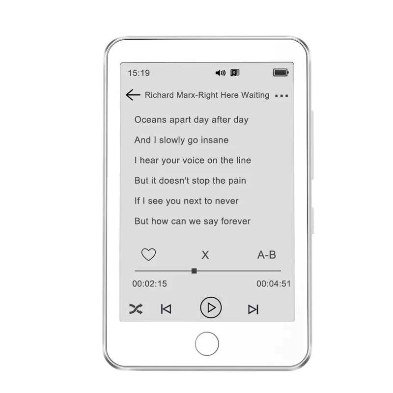 Famue Bf01 شاشة حبر قارئ الكتب الإلكترونية مشغل MP3 موسيقى رياضية بدون فقدان صوت بلوتوث 5.3 عمر بطارية طويل مسجل تشغيل #6