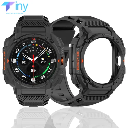 Funda + Correa para Samsung Galaxy Watch Ultra 2025, 47mm, Protector de correa de silicona, cubierta de marco para Samsung Galaxy 7 Ultra Band Correa