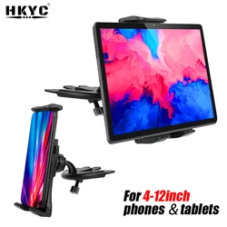Universal 4-12 inch Tablet Holder Car CD Slot Air Vent Tablet Bracket Mobile Phone Mount Stand for iPad Pro iPhone Xiaomi Huawei