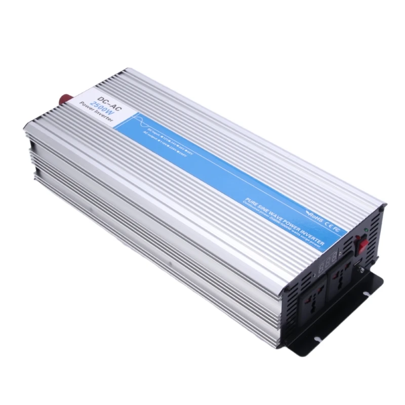 2500W high-power inverter sine wave vehicle mounted industrial distribution solar 12V to 110-220V