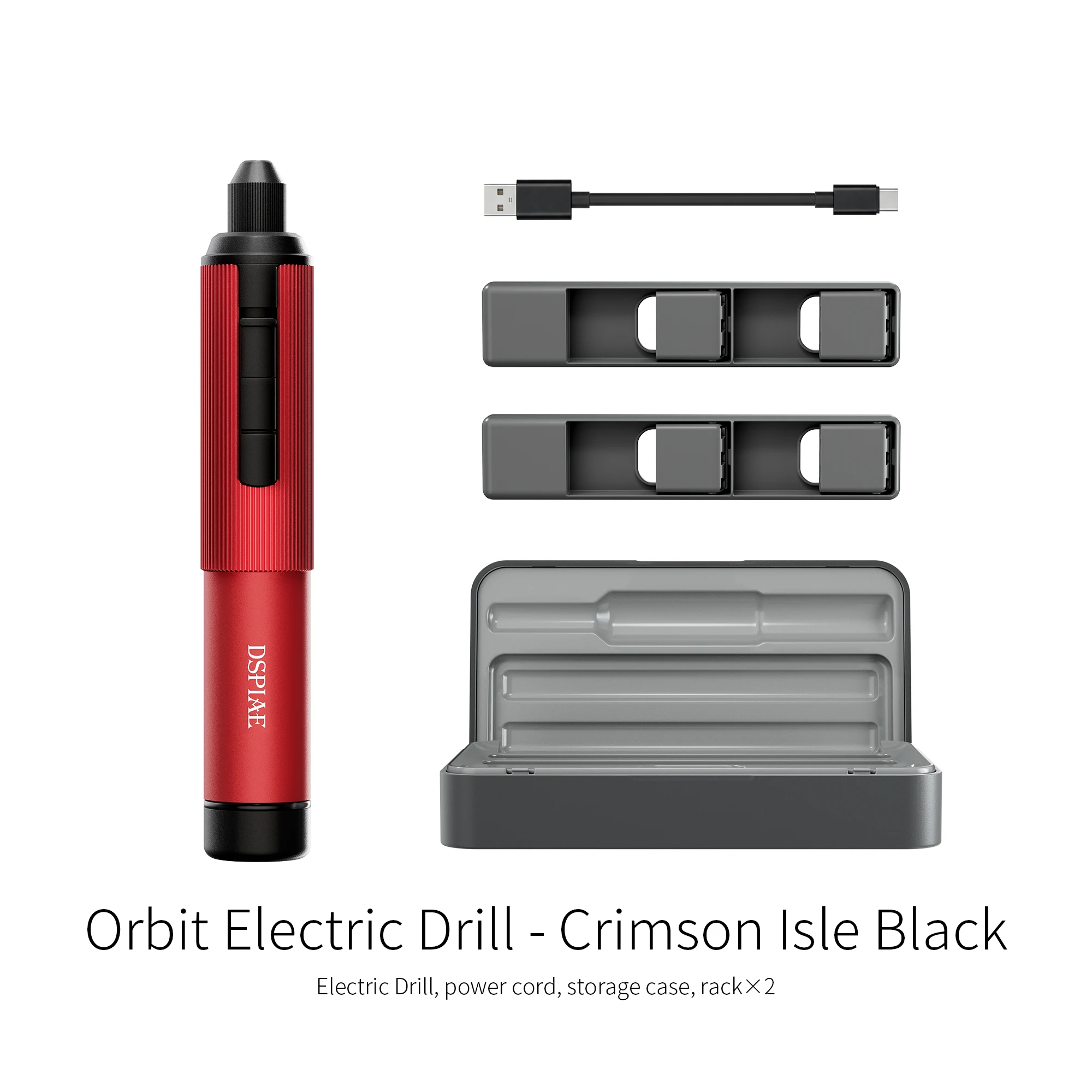 DSPIAE AT-ED01 Orbit Electric Hand Drill Screwdriver 2026 New Model Assembly Hobby DIY Tool Kit for Plastic Wood Soft Metal