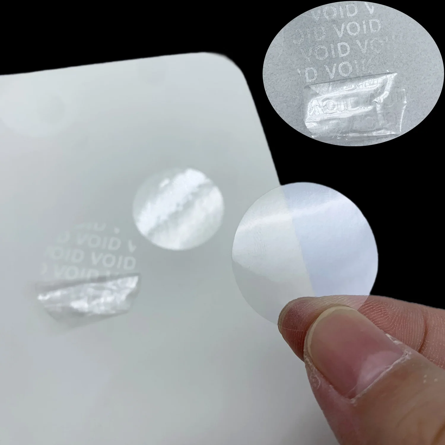 

84/168 шт. прозрачные наклейки для уплотнения VOID, водонепроницаемые одноразовые защитные этикетки для офисного использования, коммерческая подарочная коробка