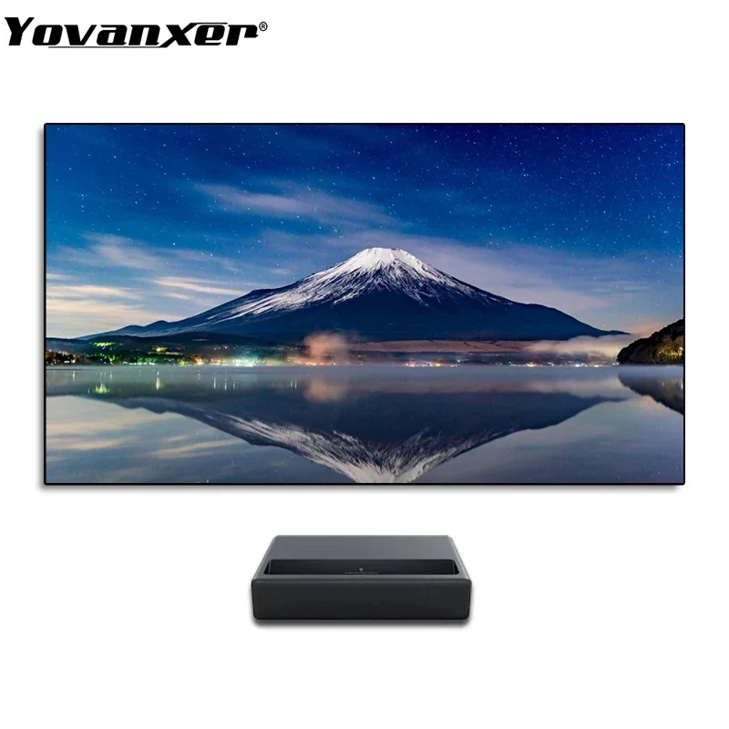 2025 Hot Selling Fresnel 5.0 Pro 120 Inch ALR Fixed Frame Projection Screen UST Best For Ultra Short Throw Projector 4K 8K HD
