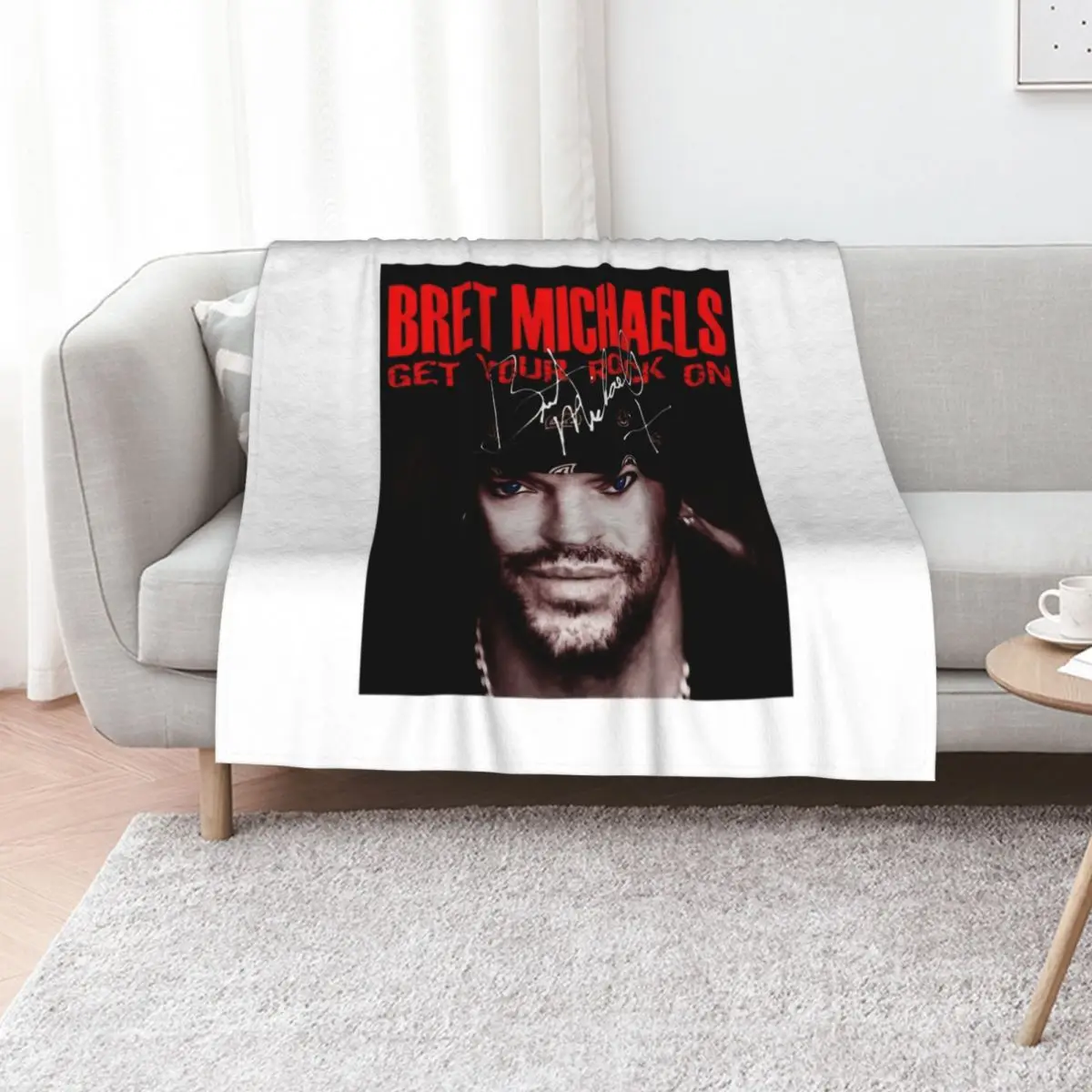 Men Women American Singer Songwriter Musician Producer And Actor Awesome For Music Fan Throw Blanket Sofa Stuffeds Blankets