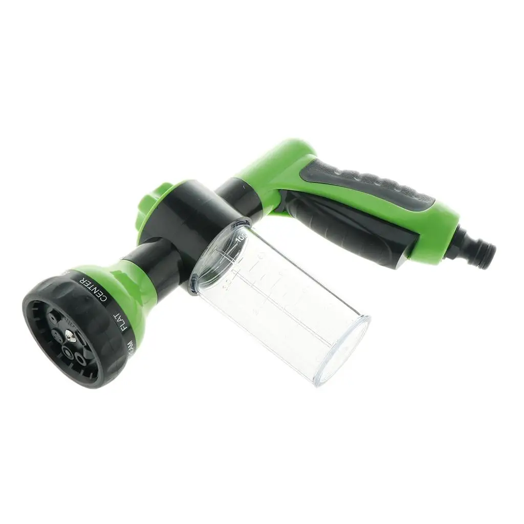 

Garden Water Hose Snow Foam Nozzle Soap Dispenser for Car Washer, Pets Shower, Plants Watering